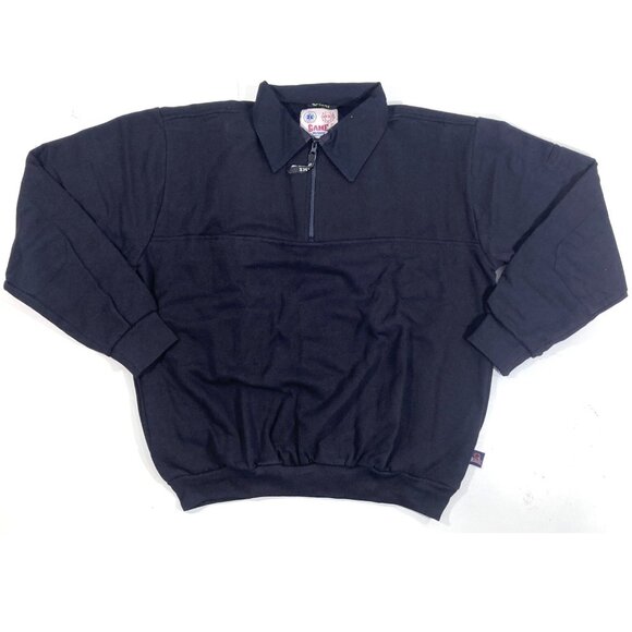 Game Workwear Navy Canvas Collar Firemen Shirt XL - Picture 1 of 3